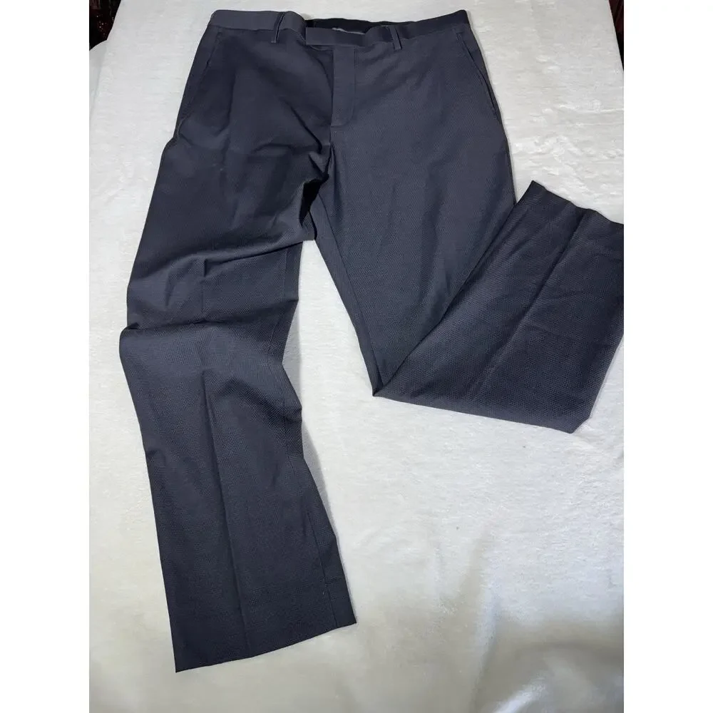 Men’s Banana Republic Slim Fit Dress Pants Trousers Slacks 36x32 Stretch Wool